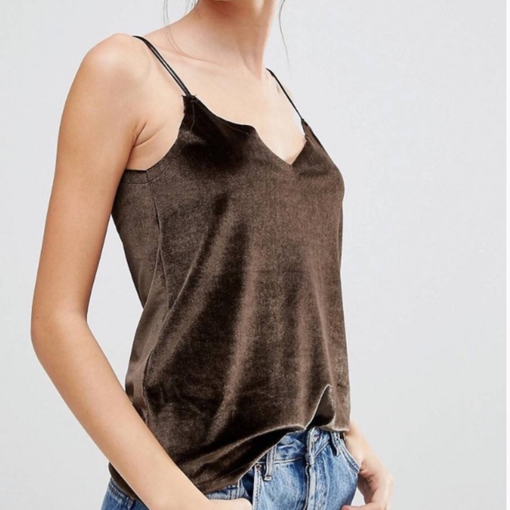 Pull & Bear velvet tank top